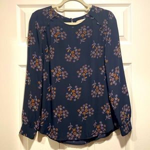 Floral long sleeve blouse